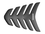 Brand New Carbon Fibre Logo Tank Pad Stickers #08P61 Fits Honda Bikes - Vintage Tanks Online