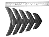 Brand New Carbon Fibre Logo Tank Pad Stickers #08P61 Fits Honda Bikes - Vintage Tanks Online