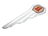 Brand New Winged Silver & Gold Petrol Tank Sticker Logo Fits Royal Enfield - Vintage Tanks Online