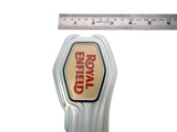 Brand New Winged Silver & Gold Petrol Tank Sticker Logo Fits Royal Enfield - Vintage Tanks Online