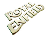 Brand New Golden Petrol Tank Sticker Logo Fits Royal Enfield Motorcycle - Vintage Tanks Online