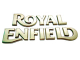 Brand New Golden Petrol Tank Sticker Logo Fits Royal Enfield Motorcycle - Vintage Tanks Online